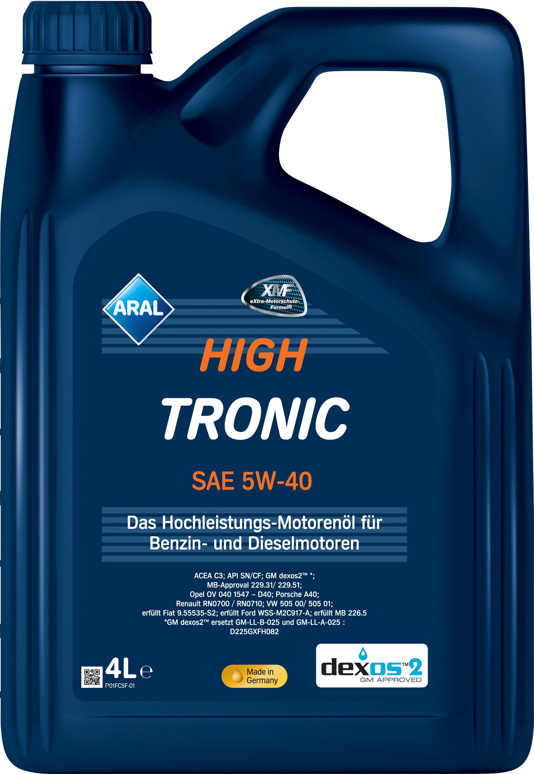 ARAL HIGH TRONIC 5W40  4 Ltr.