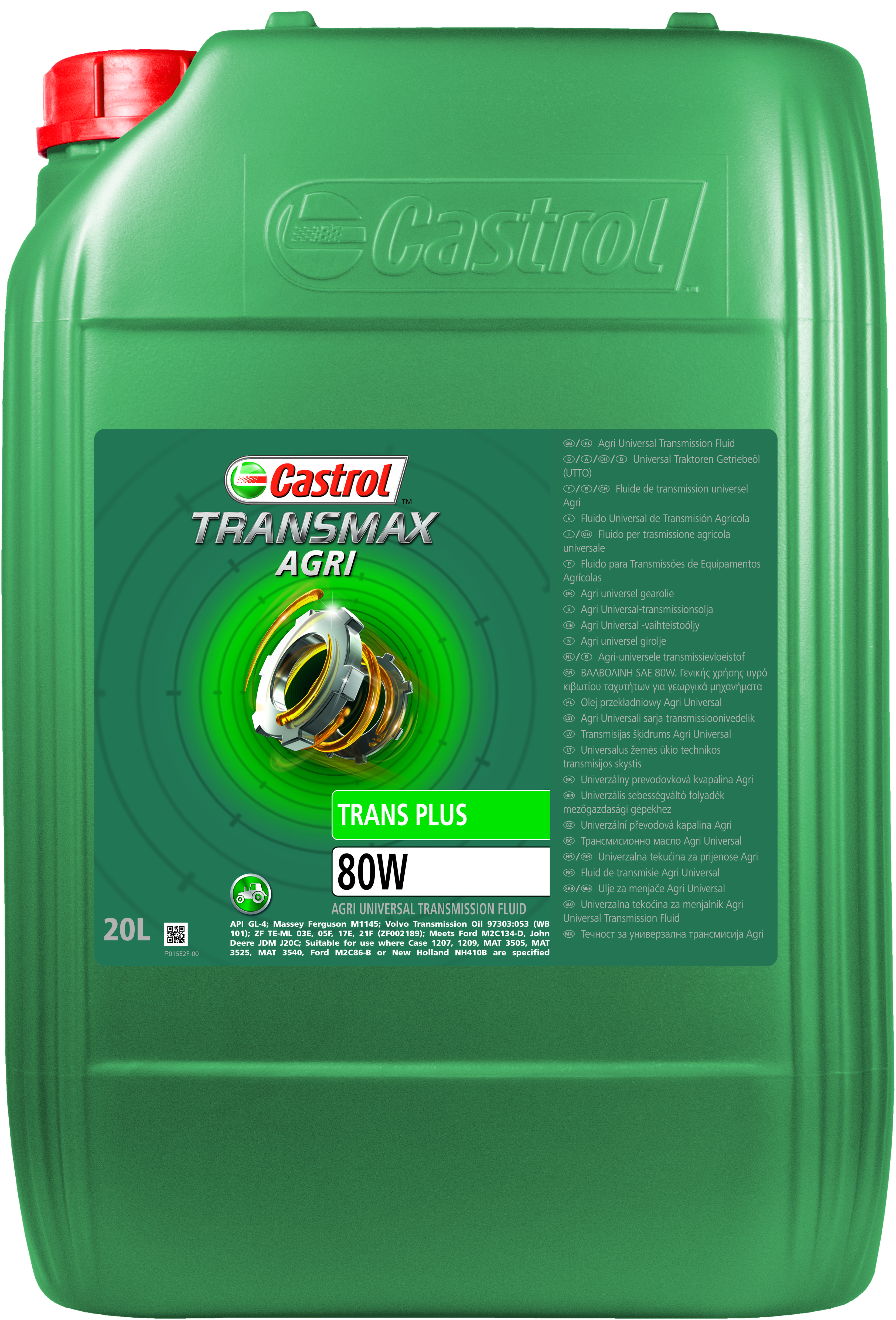 CASTROL TRANSMAX AGRI TRANS PLUS 80W  20 Ltr.