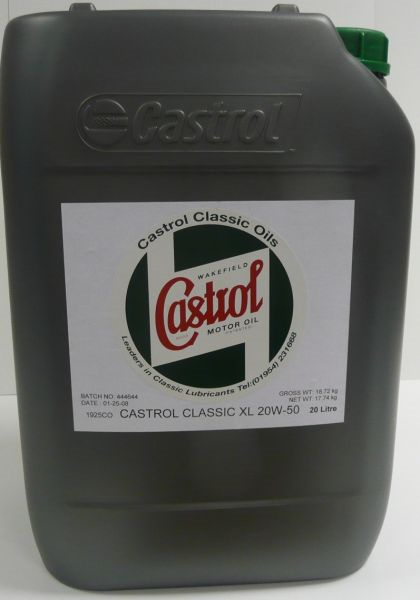 CASTROL CLASSIC XL 20W50  20 Ltr.