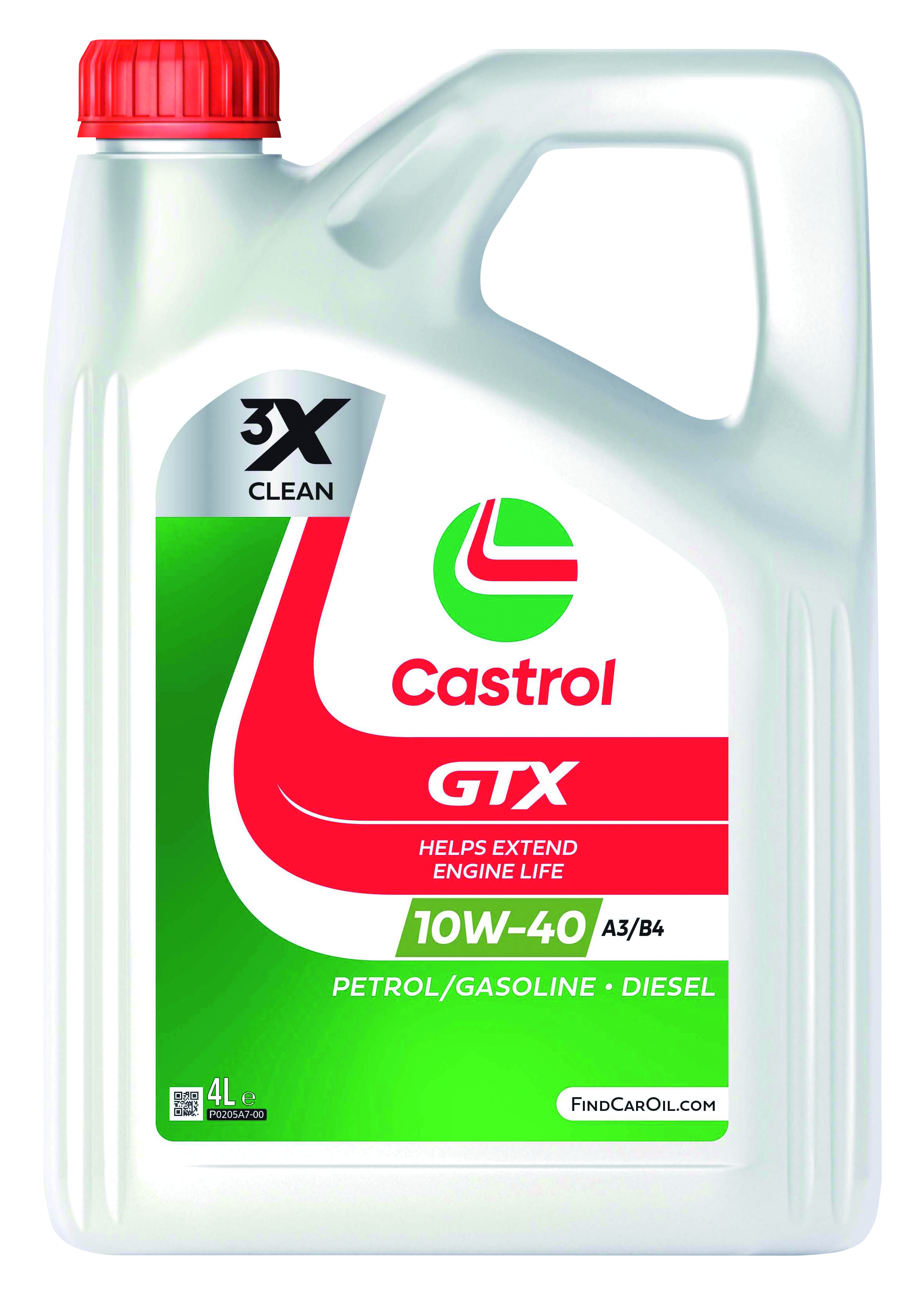 CASTROL GTX 10W40 A3/B4  4 Ltr.